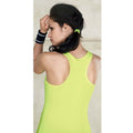 Lime - Back - Kariban Proact Womens-Ladies Sleeveless Sports - Training Vest