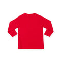 Red - Lifestyle - Larkwood Baby Unisex Plain Long Sleeve T-Shirt