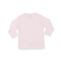 Pale Pink - Back - Larkwood Baby Unisex Plain Long Sleeve T-Shirt