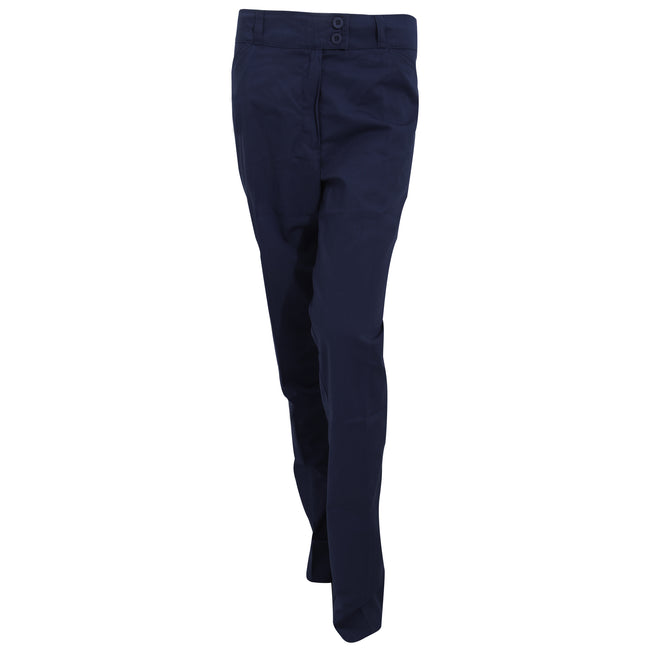 Navy - Front - Premier Ladies-Womens Poppy Medical-Healthcare Work Trouser
