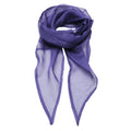 Purple - Front - Premier Ladies-Womens Work Chiffon Formal Scarf