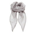 Silver - Front - Premier Ladies-Womens Work Chiffon Formal Scarf