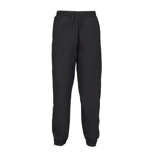 Black- White piping - Back - Tombo Teamsport Kids Start Line Track Sports Training Bottoms - Pants