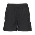Black - Front - Tombo Mens Teamsport Start Line Track Training Sports Short
