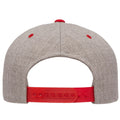 Heather-Red - Back - Yupoong Mens The Classic Premium Snapback 2-Tone Cap