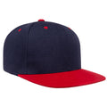 Navy-Red - Lifestyle - Yupoong Mens The Classic Premium Snapback 2-Tone Cap