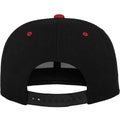 Black- Floral Red - Side - Yupoong Mens Fashion Print Premium Snapback Cap