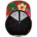 Black- Floral Red - Lifestyle - Yupoong Mens Fashion Print Premium Snapback Cap