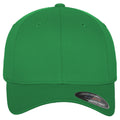 Pepper Green - Back - Yupoong Mens Flexfit Fitted Baseball Cap