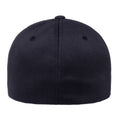 Dark Navy-Dark Navy - Side - Yupoong Mens Flexfit Fitted Baseball Cap
