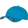 Hawaiian Ocean - Front - Yupoong Mens Flexfit Fitted Baseball Cap