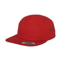 Red - Front - Yupoong Mens Classic 5 Panel Jockey Cap
