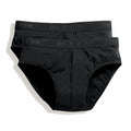 Black - Front - Fruit Of The Loom Mens Classic Sport Briefs (Pack Of 2)