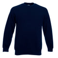Deep Navy - Front - Fruit Of The Loom Unisex Premium 70-30 Set-In Sweatshirt