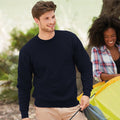 Deep Navy - Back - Fruit Of The Loom Unisex Premium 70-30 Set-In Sweatshirt