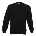 Black - Front - Fruit Of The Loom Unisex Premium 70-30 Set-In Sweatshirt
