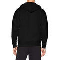 Black - Side - Fruit Of The Loom Mens Premium 70-30 Hooded Zip-Up Sweatshirt - Hoodie