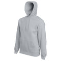 Heather Grey - Front - Fruit Of The Loom Mens Premium 70-30 Hooded Sweatshirt - Hoodie