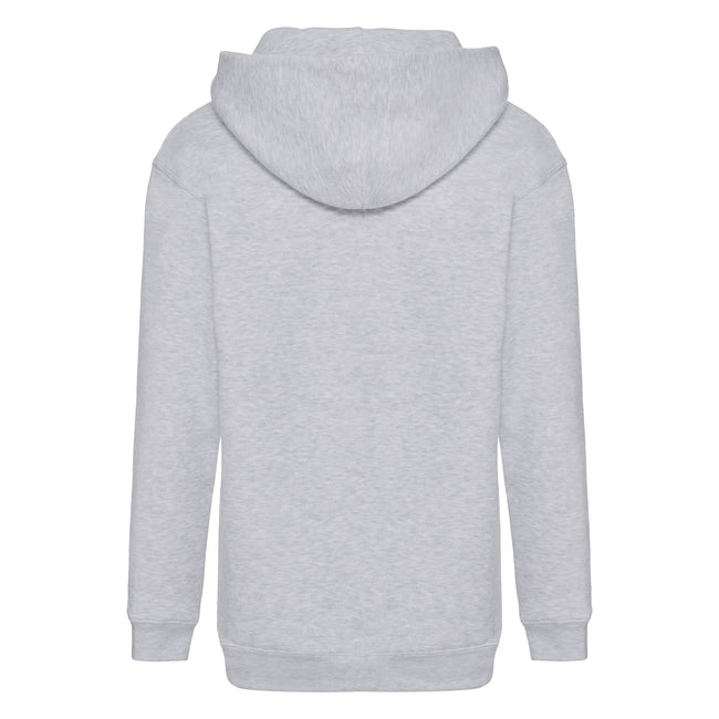 Heather Grey - Back - Fruit Of The Loom Mens Premium 70-30 Hooded Sweatshirt - Hoodie