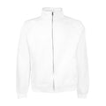 White - Front - Fruit Of The Loom Mens Premium 70-30 Full Zip Sweatshirt Jacket