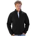Black - Back - Fruit Of The Loom Mens Premium 70-30 Full Zip Sweatshirt Jacket