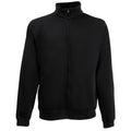 Black - Front - Fruit Of The Loom Mens Premium 70-30 Full Zip Sweatshirt Jacket