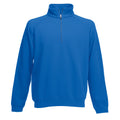 Royal Blue - Front - Fruit Of The Loom Mens Premium 70-30 Zip Neck Sweatshirt