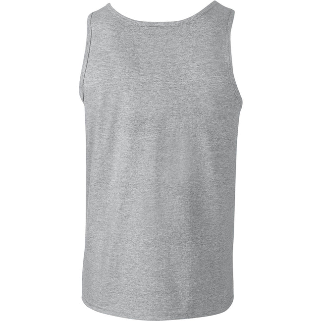 Sport Grey - Back - Gildan Mens Softstyle® Tank Vest Top