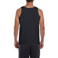 Black - Back - Gildan Mens Softstyle® Tank Vest Top