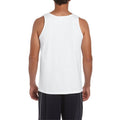 White - Back - Gildan Mens Softstyle® Tank Vest Top