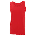 Red - Front - Gildan Mens Softstyle® Tank Vest Top