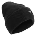 Black - Front - Regatta Unisex Thinsulate Lined Winter Hat