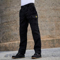 Black - Side - Regatta Mens Holster Workwear Trousers (Short, Regular And Long)