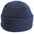 Navy - Front - Result Unisex Winter Essentials Active Fleece Ski Bob Hat