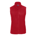 Classic Red - Front - Russell Europe Womens-Ladies Outdoor Full-Zip Anti-Pill Fleece Gilet Jacket