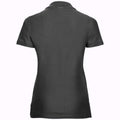 Titanium - Back - Russell Europe Womens-Ladies Ultimate Classic Cotton Short Sleeve Polo Shirt