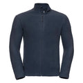 French Navy - Front - Russell Europe Mens Full Zip Anti-Pill Microfleece Top