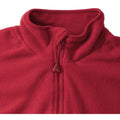 Classic Red - Lifestyle - Russell Europe Mens Full Zip Anti-Pill Microfleece Top