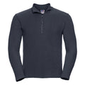 French Navy - Front - Russell Europe Mens 1-4 Zip Anti-Pill Microfleece Top
