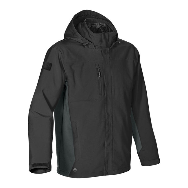 Black-Granite - Pack Shot - Stormtech Mens Atmosphere 3-in-1 Performance Jacket (Waterproof & Breathable)