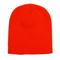 Blaze Orange - Front - Yupoong Flexfit Unisex Heavyweight Standard Beanie Winter Hat