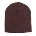 Brown - Front - Yupoong Flexfit Unisex Heavyweight Standard Beanie Winter Hat