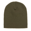 Olive - Front - Yupoong Flexfit Unisex Heavyweight Standard Beanie Winter Hat