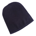 Navy - Front - Yupoong Flexfit Unisex Heavyweight Standard Beanie Winter Hat