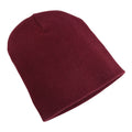 Maroon - Front - Yupoong Flexfit Unisex Heavyweight Standard Beanie Winter Hat