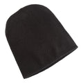 Black - Front - Yupoong Flexfit Unisex Heavyweight Standard Beanie Winter Hat
