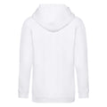 White - Side - Fruit Of The Loom Kids Unisex Premium 70-30 Hooded Sweatshirt - Hoodie