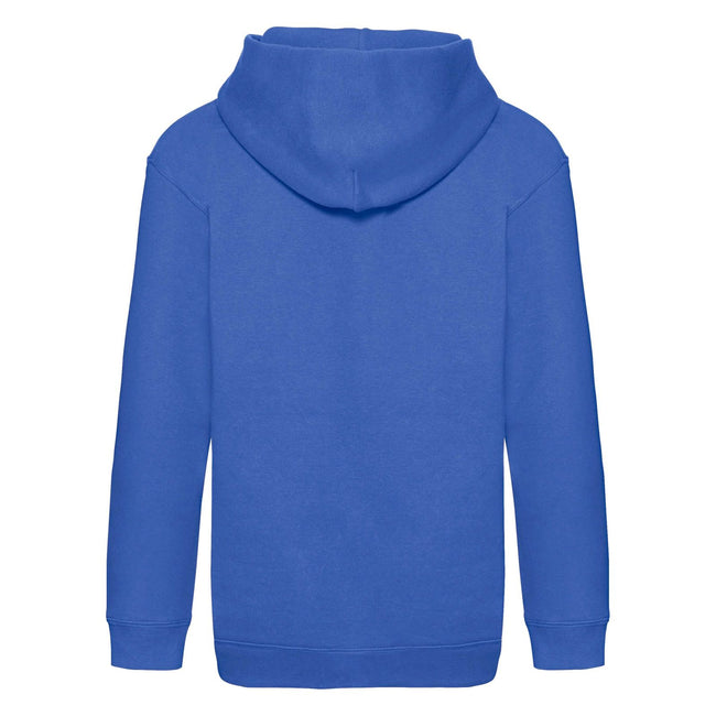Royal Blue - Side - Fruit Of The Loom Kids Unisex Premium 70-30 Hooded Sweatshirt - Hoodie
