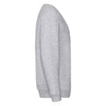 Heather Grey - Back - Fruit Of The Loom Kids Unisex Premium 70-30 Sweatshirt