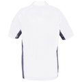 White-Navy - Back - Stormtech Mens Two Tone Short Sleeve Lightweight Polo Shirt